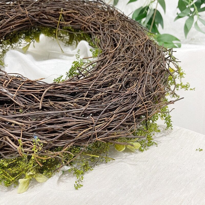 Artificial Easter Egg Wreath Blackbrdstore