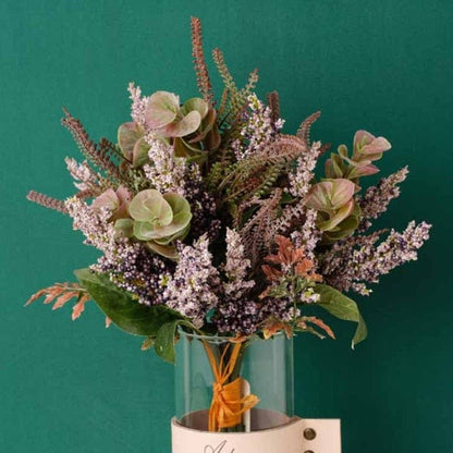 Artificial Lavender Flowers Bouquet Blackbrdstore
