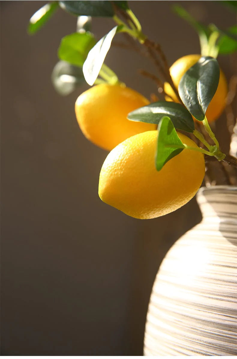 Artificial Lemon Branch Blackbrdstore