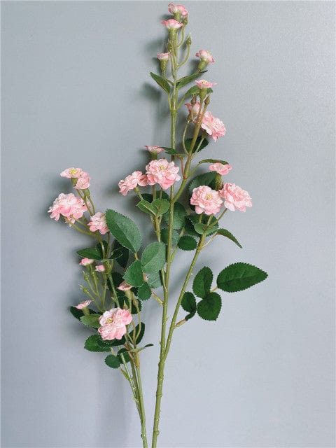 Artificial Luxury Mini Roses Branch Blackbrdstore