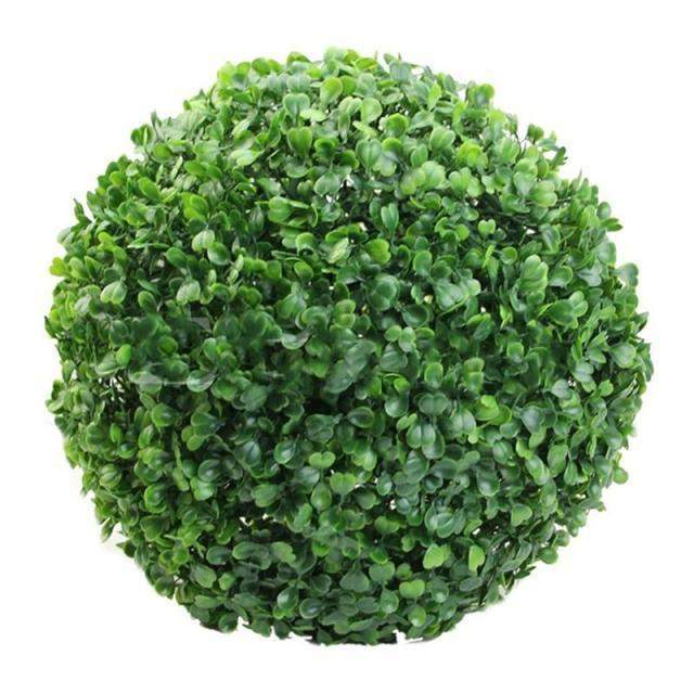 Artificial Plant Topiary Grass Ball Blackbrdstore