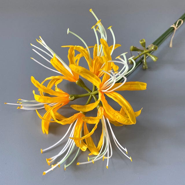 Artificial Spider Lily Flower Branch Blackbrdstore