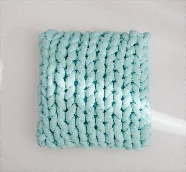 Ashley Cable Knit Throw Pillow Blackbrdstore