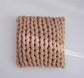 Ashley Cable Knit Throw Pillow Blackbrdstore