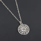 Astrology Medallion Celestial Pendant Blackbrdstore