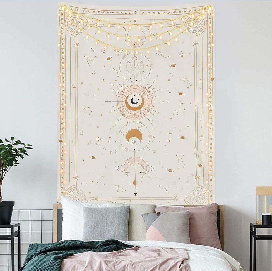 Astrology Tapestry Wall Hanging Blackbrdstore