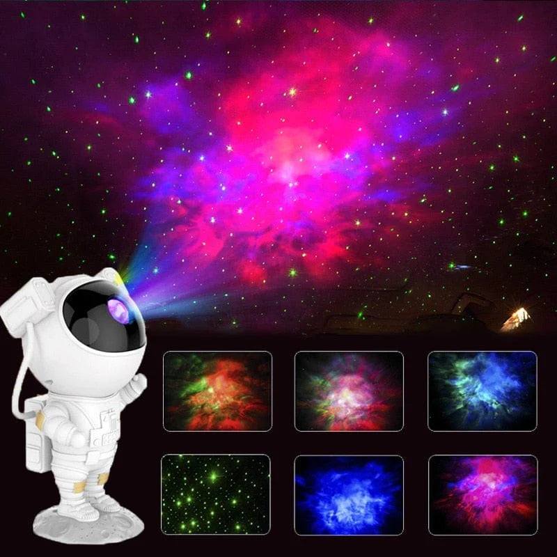 Astronaut Galaxy Projector Light Blackbrdstore