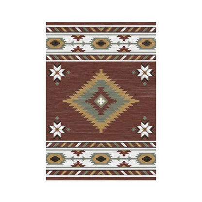 Aztec Brown Style Carpet Blackbrdstore