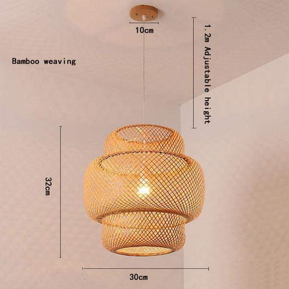 Bamboo Art Chandelier Blackbrdstore