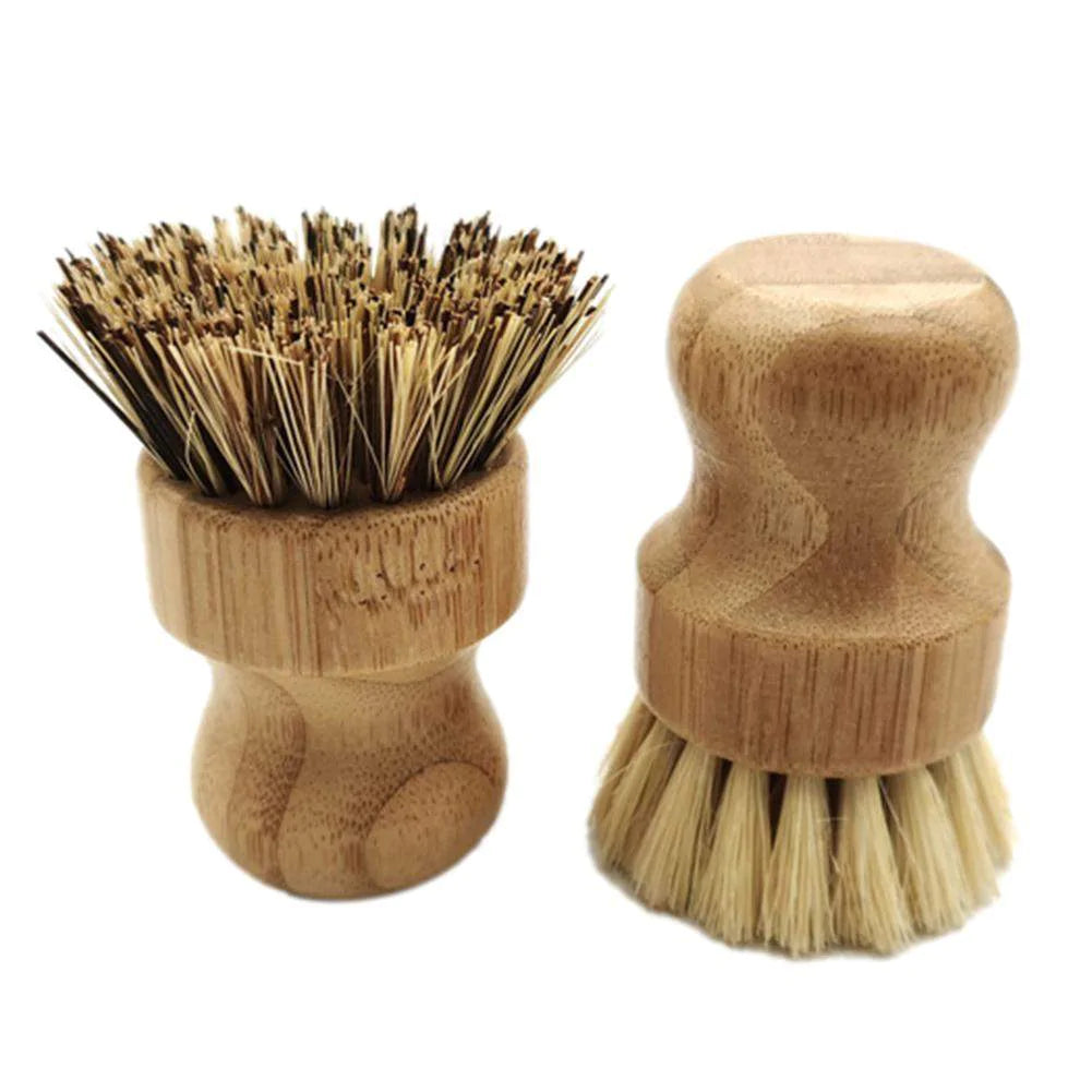 Bamboo Mini Scrub Brush Blackbrdstore