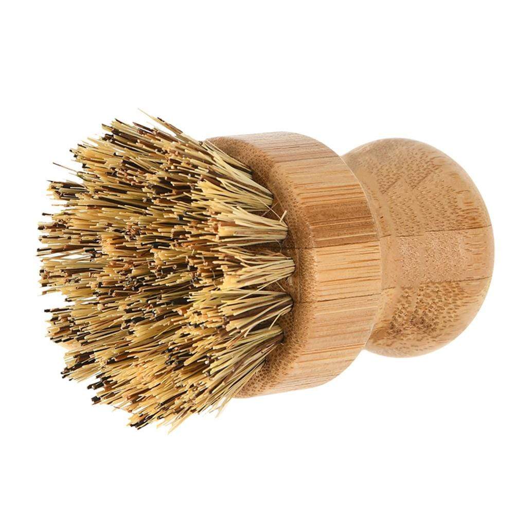 Bamboo Mini Scrub Brush Blackbrdstore