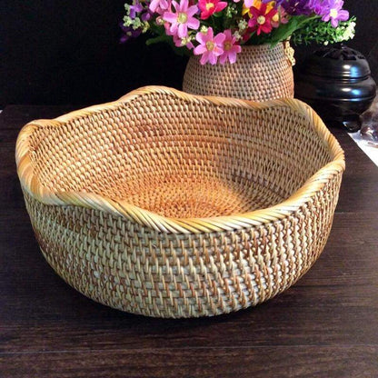 Bamboo Storage Basket Blackbrdstore