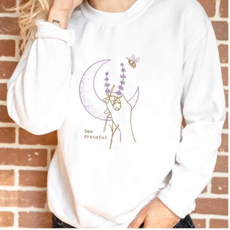 Bee Grateful Hoodie Blackbrdstore