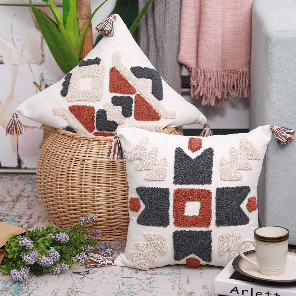 Berber Pattern Cushion Cover Blackbrdstore