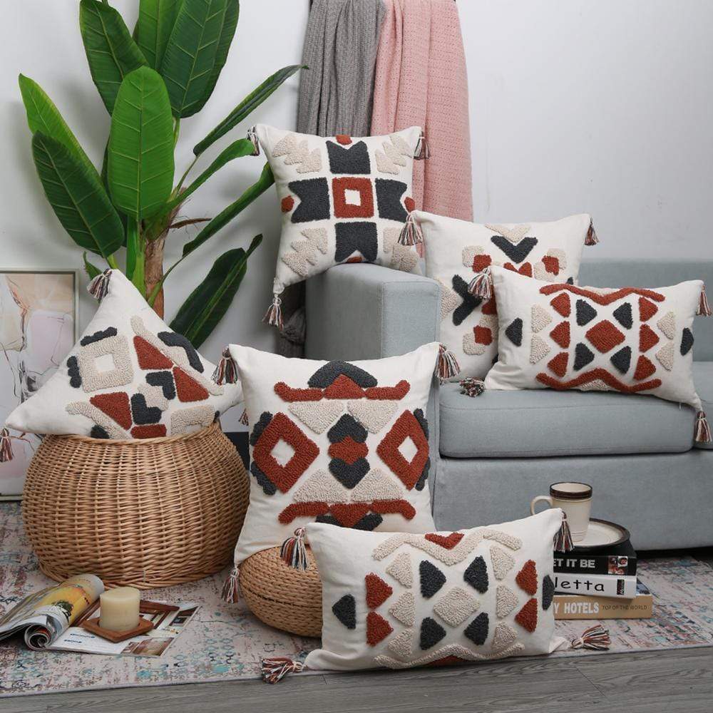 Berber Pattern Cushion Cover Blackbrdstore