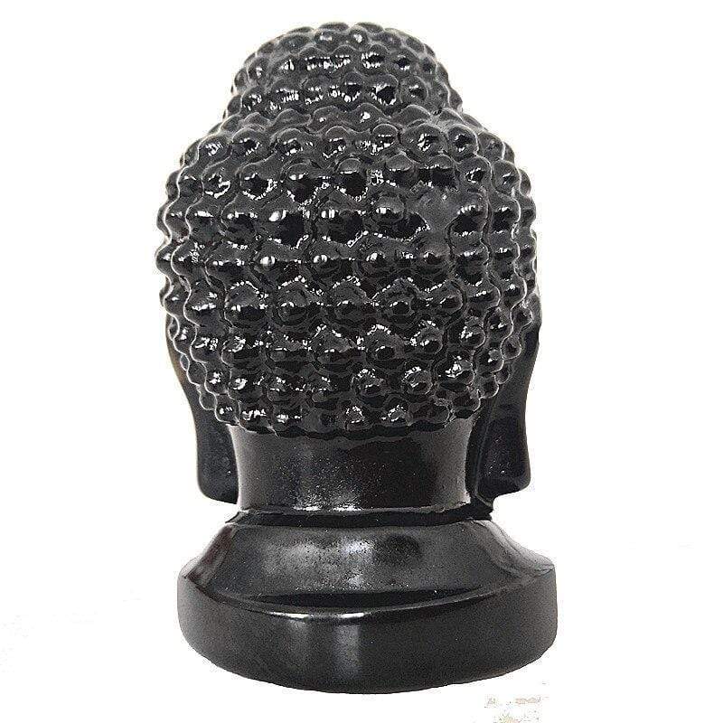 Black Obsidian Buddha Face Blackbrdstore