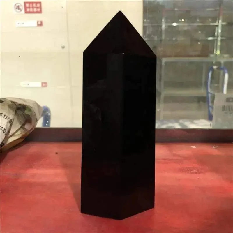 Black Obsidian Quartz Crystal Blackbrdstore