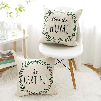 Blessed This House Cushion Cover Set Blackbrdstore