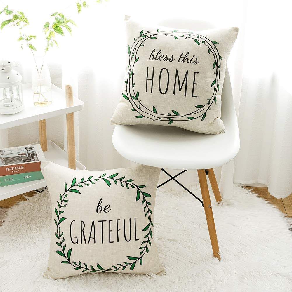 Blessed This House Cushion Cover Set Blackbrdstore