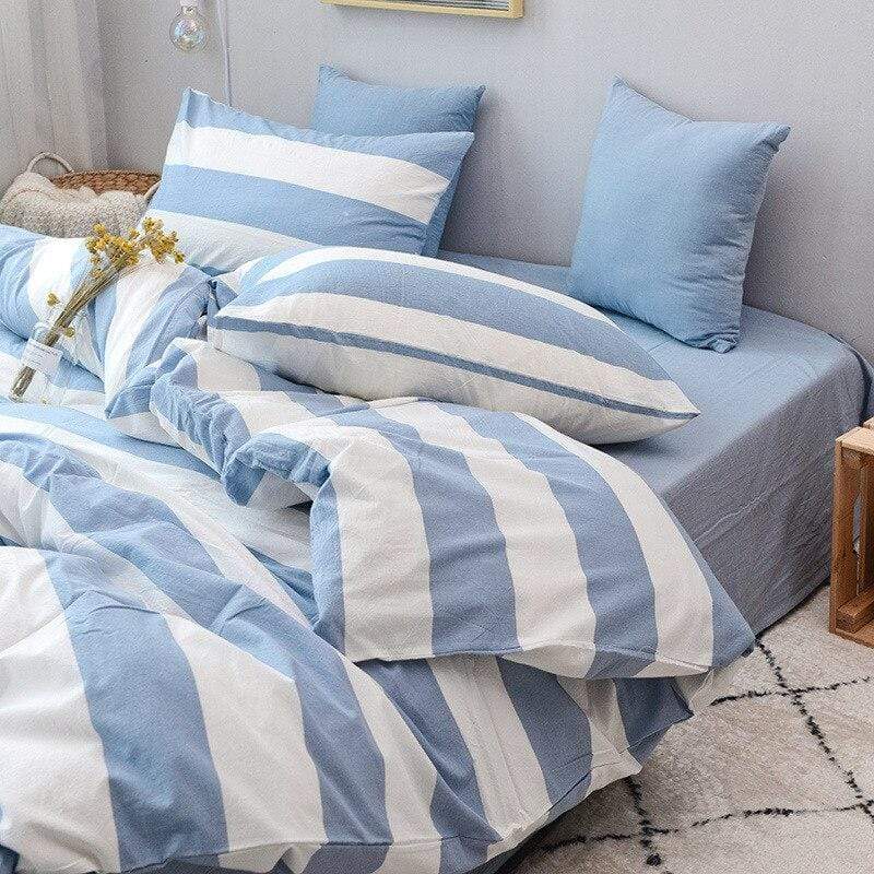 Blue And White Duvet Cover/Comforter Blackbrdstore