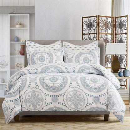 Blue Mandala Bedding Set Blackbrdstore