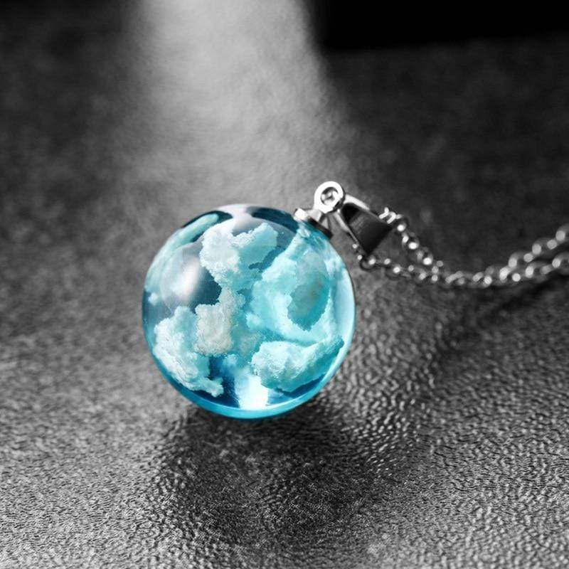 Blue Sky Pendant Necklace Blackbrdstore