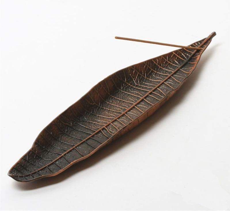 Bodhi Leaf Incense Holder Blackbrdstore
