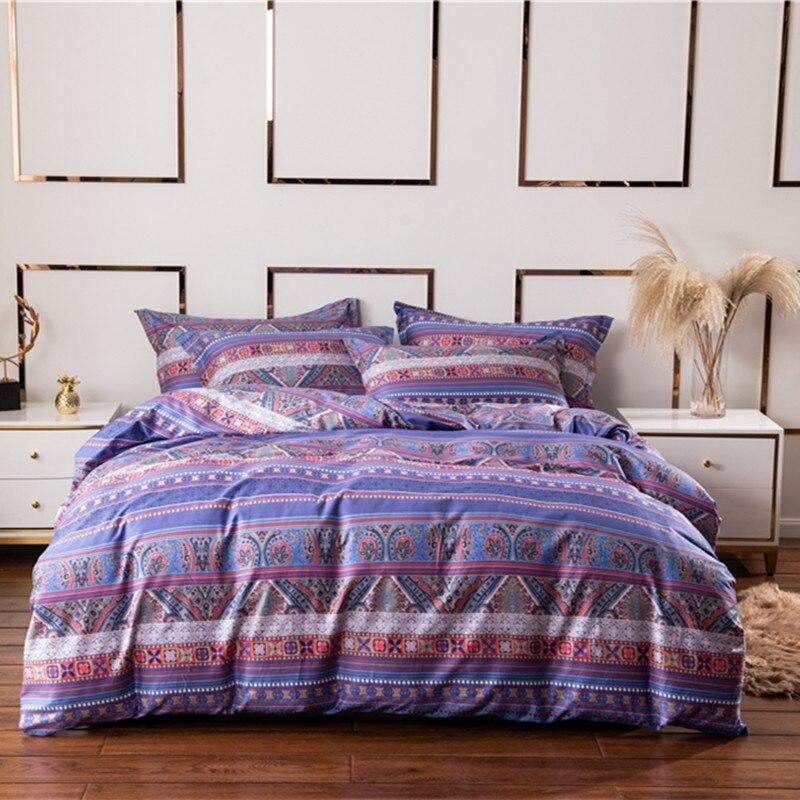 Bohemian Lilac Bedding Set Blackbrdstore