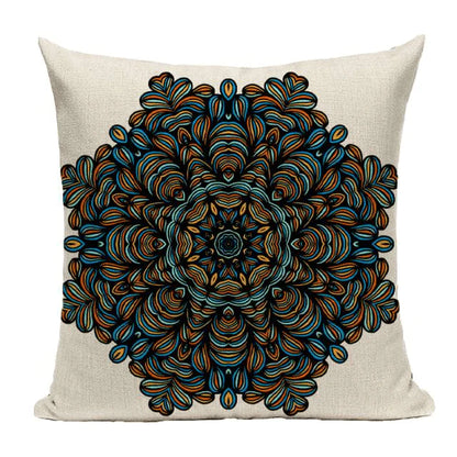 Bohemian Mandala Cushion Cover Blackbrdstore