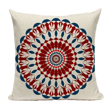 Bohemian Mandala Cushion Cover Blackbrdstore