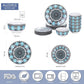 Bohemian Mandala Dinner Set Blackbrdstore