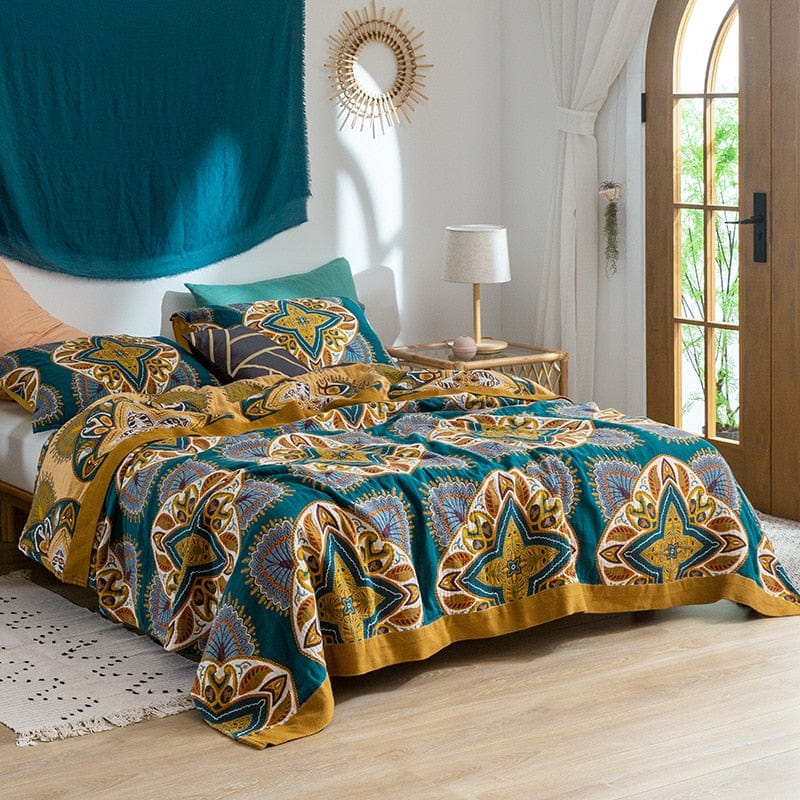 Bohemian Vibes Bedspread Blackbrdstore