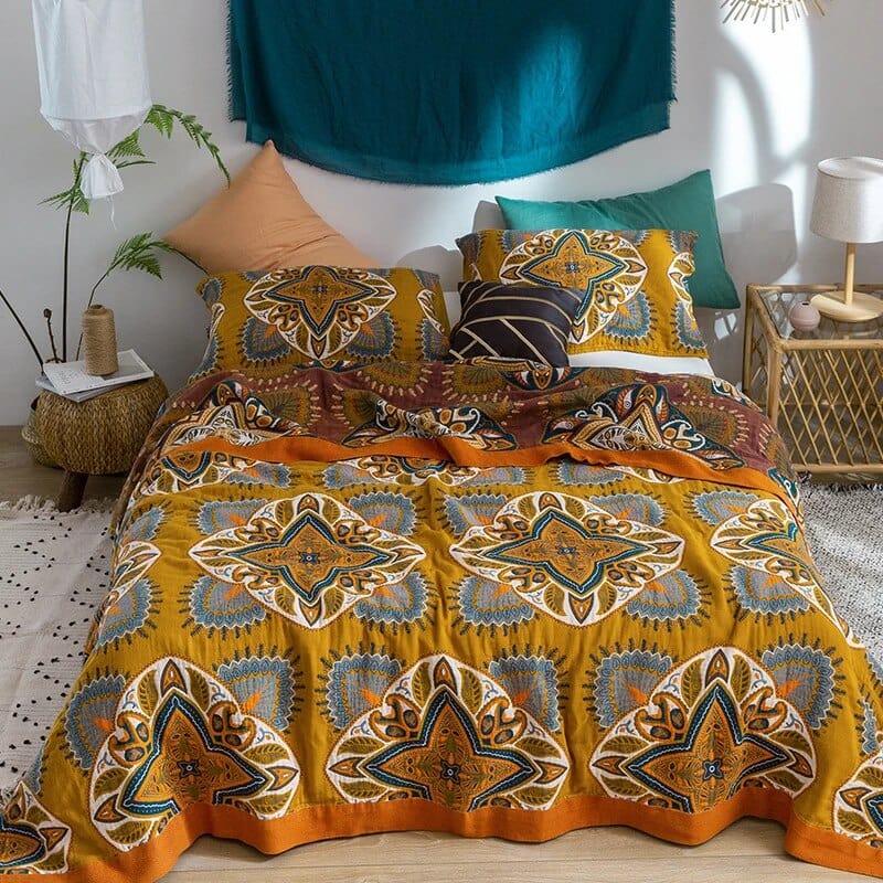 Bohemian Vibes Bedspread Blackbrdstore