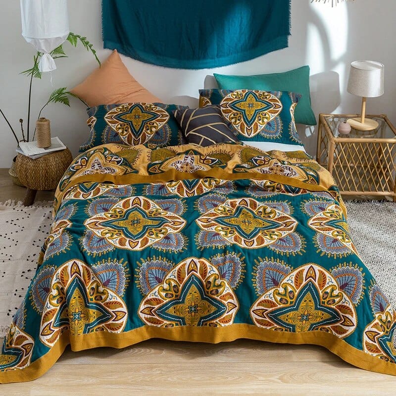 Bohemian Vibes Bedspread Blackbrdstore