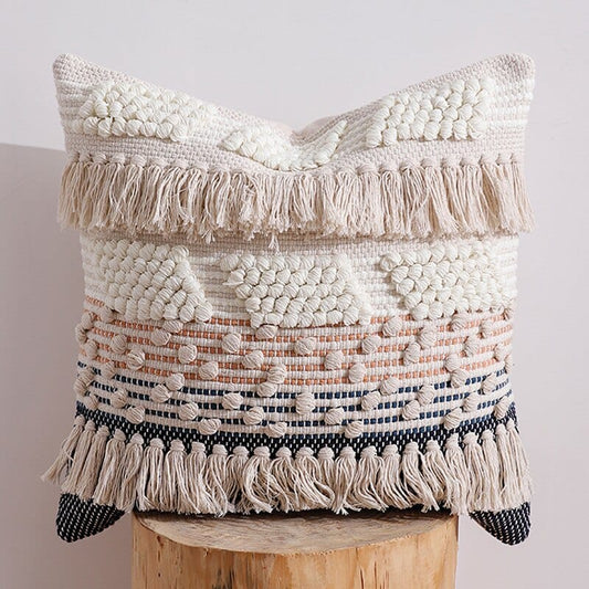 Boho Handmade Knot Cushion Cover Blackbrdstore