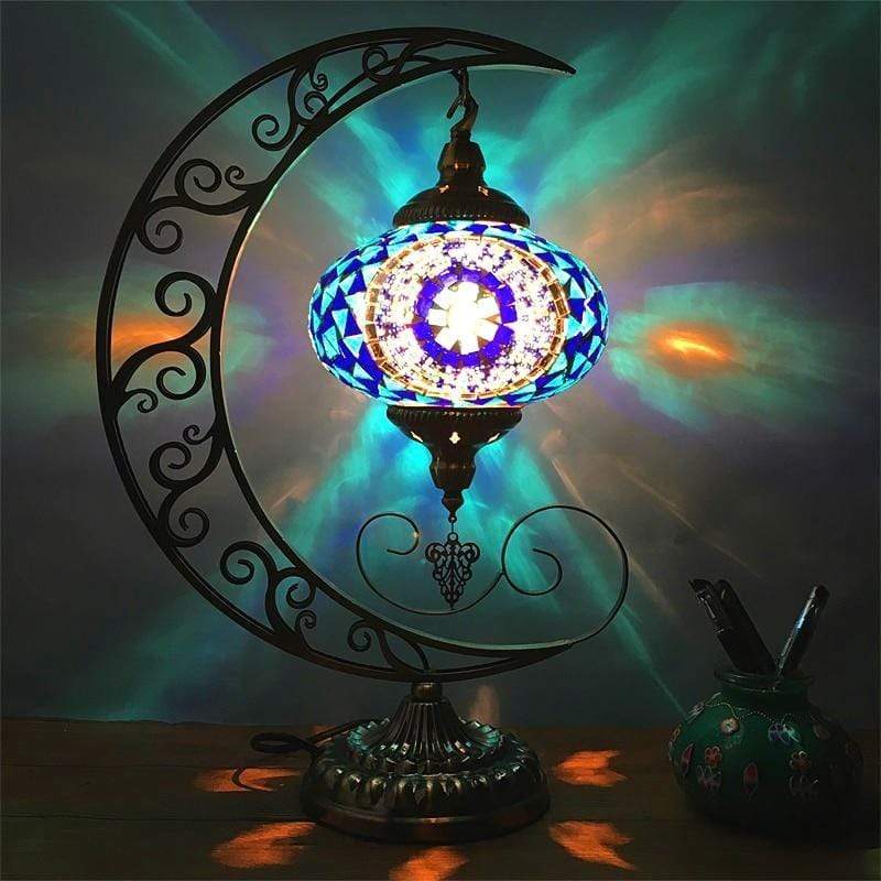 Boho Mosaic Lamp Ethnic Style Blackbrdstore