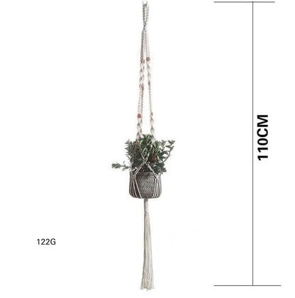 Boho Plant Tapestry Macrame Blackbrdstore