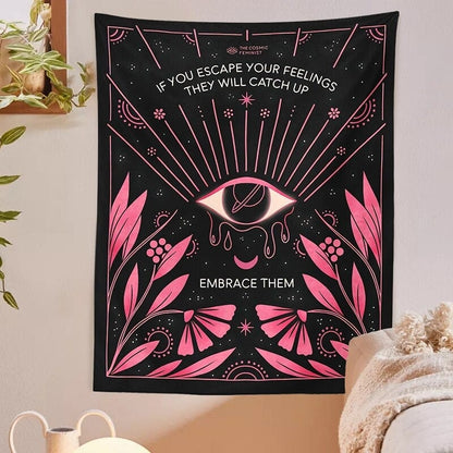 Botanical Eye Tapestry Blackbrdstore