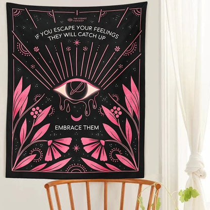 Botanical Eye Tapestry Blackbrdstore