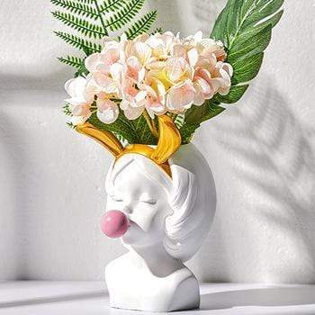 Bubblegum Girl Flower Vase Blackbrdstore