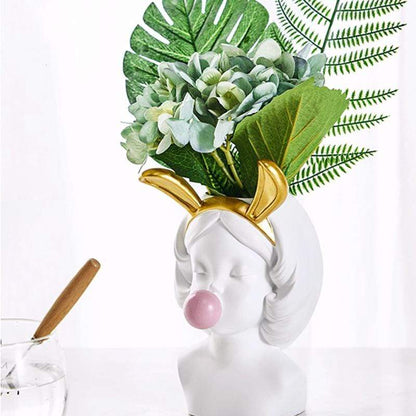 Bubblegum Girl Flower Vase Blackbrdstore