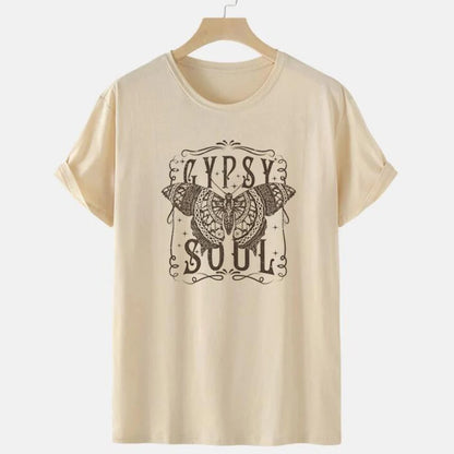 Butterfly Gypsy Soul Graphic Tee Blackbrdstore