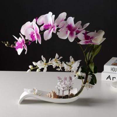 Butterfly Orchid Artificial Flower Blackbrdstore