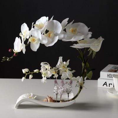 Butterfly Orchid Artificial Flower Blackbrdstore