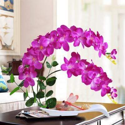 Butterfly Orchid Artificial Flower Blackbrdstore