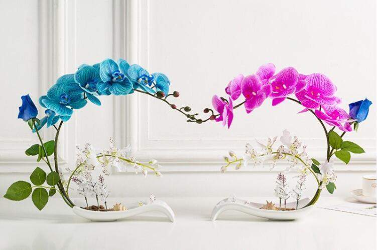 Butterfly Orchid Artificial Flower Blackbrdstore