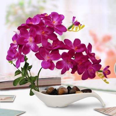 Butterfly Orchid Artificial Flower Blackbrdstore