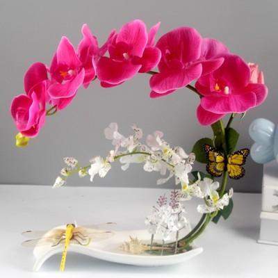 Butterfly Orchid Artificial Flower Blackbrdstore