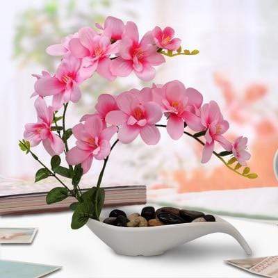 Butterfly Orchid Artificial Flower Blackbrdstore