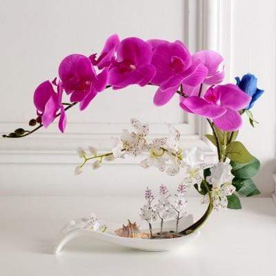 Butterfly Orchid Artificial Flower Blackbrdstore